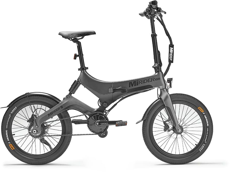 MiRiDER 20 GB3 Folding Electric Bike Onyx Grey - Cycles UK