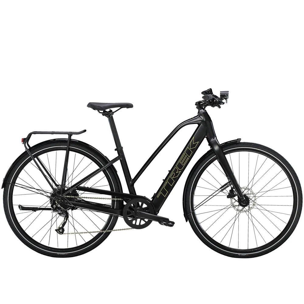 Trek FX+ 2 Hybrid Electric Bike Satin Trek Black
